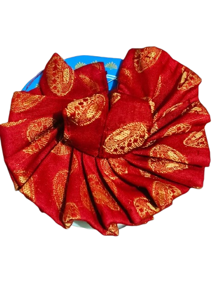 🔴✨ "Raj Ratan" Royal Red Brocade Laddu Gopal Dress ✨🔴